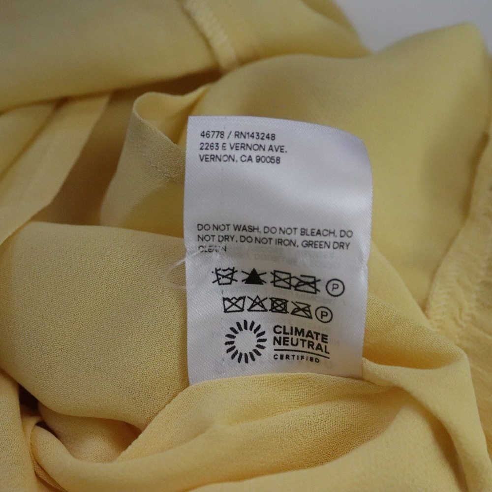 NWT Reformation Arta Dress Sunshine Yellow 12 - Picture 10 of 10
